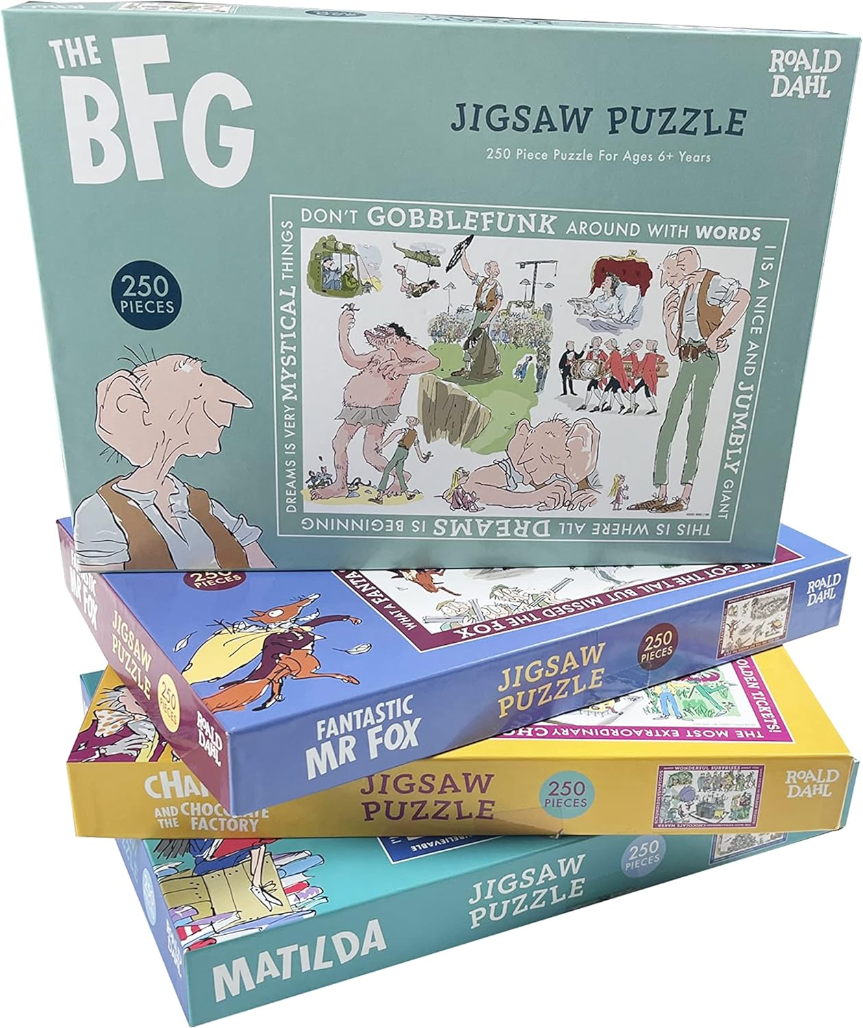 Roald Dahl UO8492, BFG Big Friendly Giant, 250 piece Jigsaw Puzzle