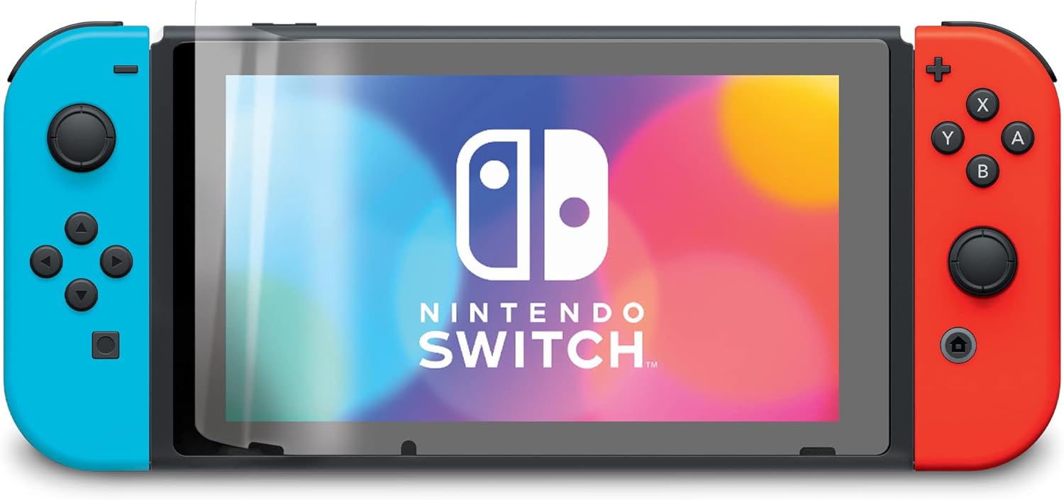 PDP Gaming Multi-Screen Protector Kit: Includes Cleaning Cloth, Applicator and 2 HD Screen Protectors for Nintendo Switch OLED