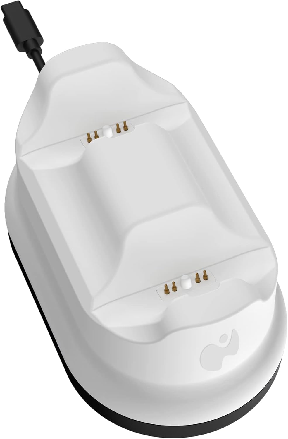 PDP Gaming PlayStation 5 METAVOLT Dual Charging Station for 2 Wireless PS5 Dualsense Controllers (White
