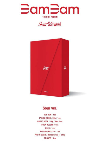 Sour & Sweet - Sour Version - incl. 20pg Lyrics Book, 16pg Photo Book, Poster, Photocard + Sticker