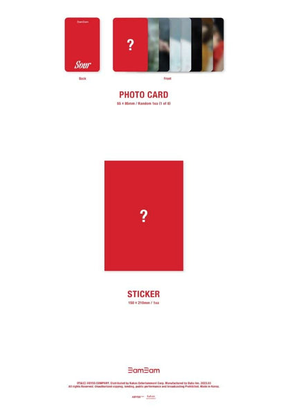 Sour & Sweet - Sour Version - incl. 20pg Lyrics Book, 16pg Photo Book, Poster, Photocard + Sticker