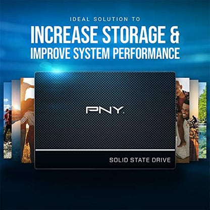 PNY CS900 Internal SSD SATA III, 2.5 Inch, 500GB, Read speed up to 550MB/s