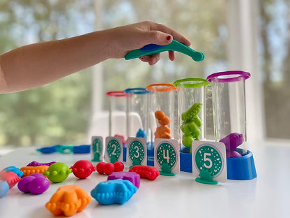Learning Resources Silly Science Fine Motor Sorting Set, STEM Toys for Kids, Educational Toy, Preschool Fine Motor Skills, 55 Pieces, Age 3+