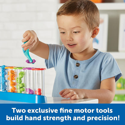Learning Resources Silly Science Fine Motor Sorting Set, STEM Toys for Kids, Educational Toy, Preschool Fine Motor Skills, 55 Pieces, Age 3+