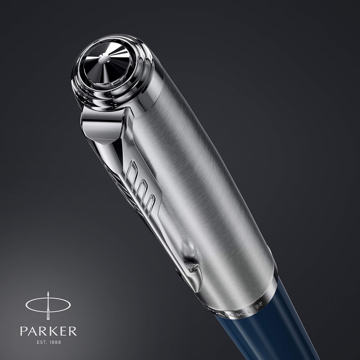 Parker Urban Twist Ballpoint Pen | Vibrant Magenta with Chrome Trim | Medium Point Blue Ink Refill | Gift Box