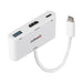 LINDY USB 3.1 Type C to HDMI Converter with USB Type A Port and Power Delivery