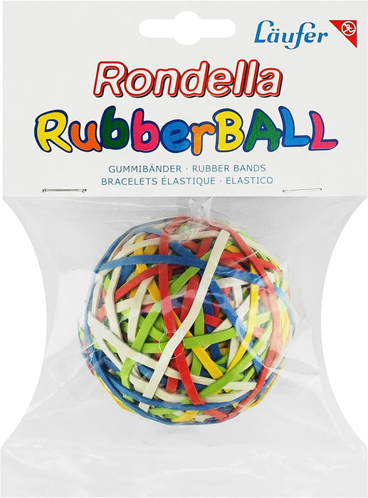 Alco 7440 Elastic Band Ball, Diameter: 70 mm, Colourful, Approx 200 Bands