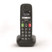 Gigaset E290, Telefono Portatile con Suonerie Forti, Numeri Grandi e Audio Potenziato, Tasti di Chiamata Rapida, Vivavoce con Volume Regolabile, Nero