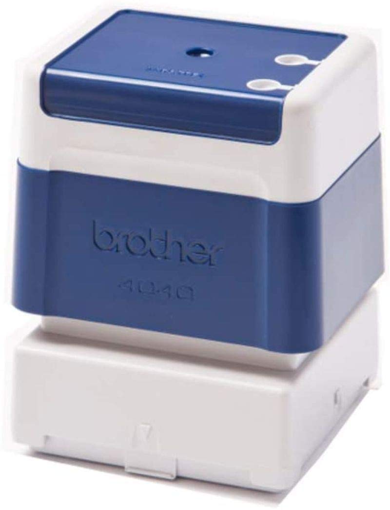 Brother PR4040E6P - Montura de sellos azul (6 sellos de 40 x 40 mm