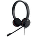 Jabra Evolve 20 Microsoft Teams Certified USB-C Stereo Corded Headset With Call Control Unit - Compact Mini USB (Black