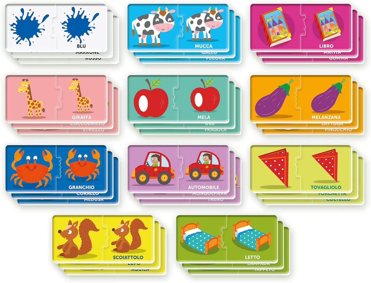 Clementoni- Sapientino Baby primeras 100 Palabras Educativo 1 año (versión en Italiano), Juegos Montessori, Fabricado en Italia, Multicolor, Talla única (16412