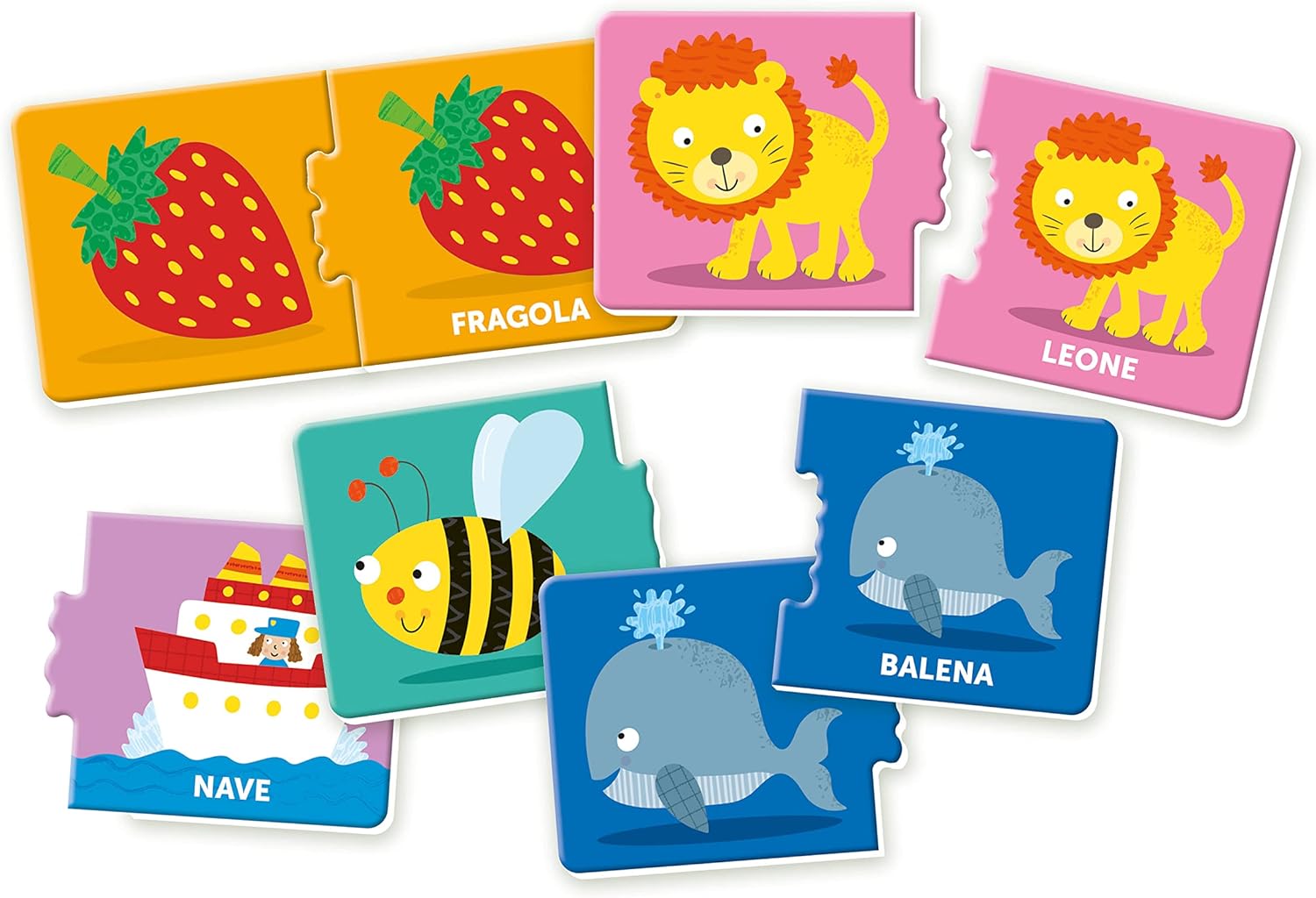 Clementoni- Sapientino Baby primeras 100 Palabras Educativo 1 año (versión en Italiano), Juegos Montessori, Fabricado en Italia, Multicolor, Talla única (16412