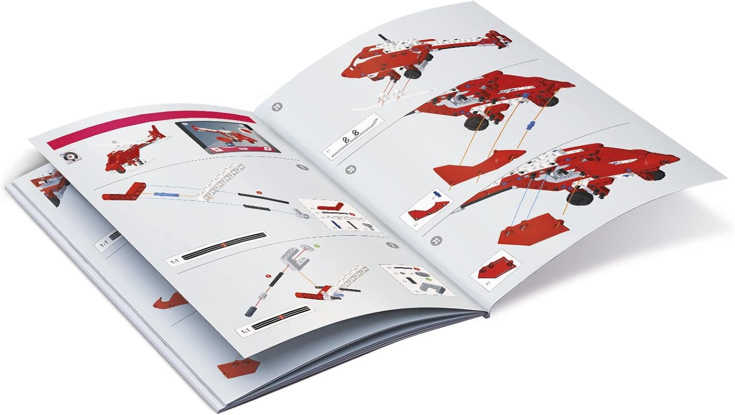 Clementoni - Science Build-Fire Helicopter-Children's Building Set 2 in 1, Mechanical Laboratory, Scientific Game 8 Years, Manual in Italian, Made in Italy, Multicoloured, Medium, 19275