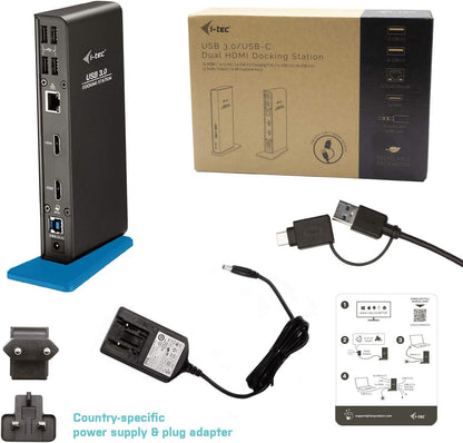 I-Tec Docking Station USB 3.0/USB-C Dual HDMI