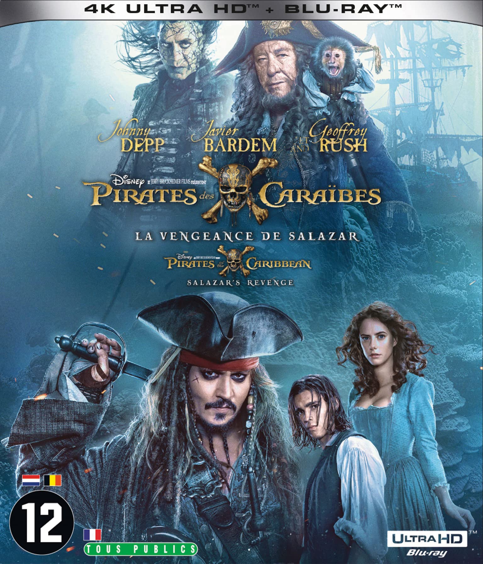 Pirates des caraïbes 5 : la vengeance de salazar 4k ultra hd