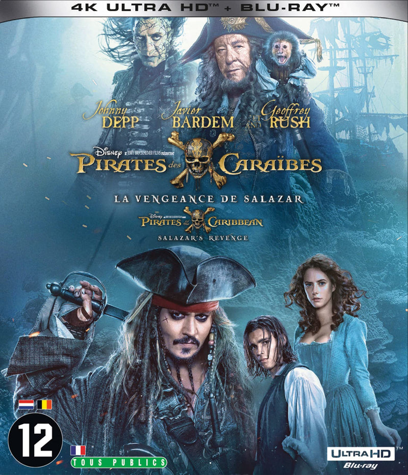 Pirates des caraïbes 5 : la vengeance de salazar 4k ultra hd