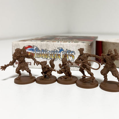 Galápagos CMON - Edge Entertainment GUFPR07 Zombicide: Thundercats Pack 2 Miniature Set, Multi-Language, Includes Spanish