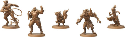 Galápagos CMON - Edge Entertainment GUFPR07 Zombicide: Thundercats Pack 2 Miniature Set, Multi-Language, Includes Spanish