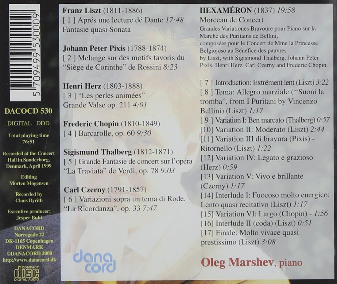 Hexameron/Dante Son/&