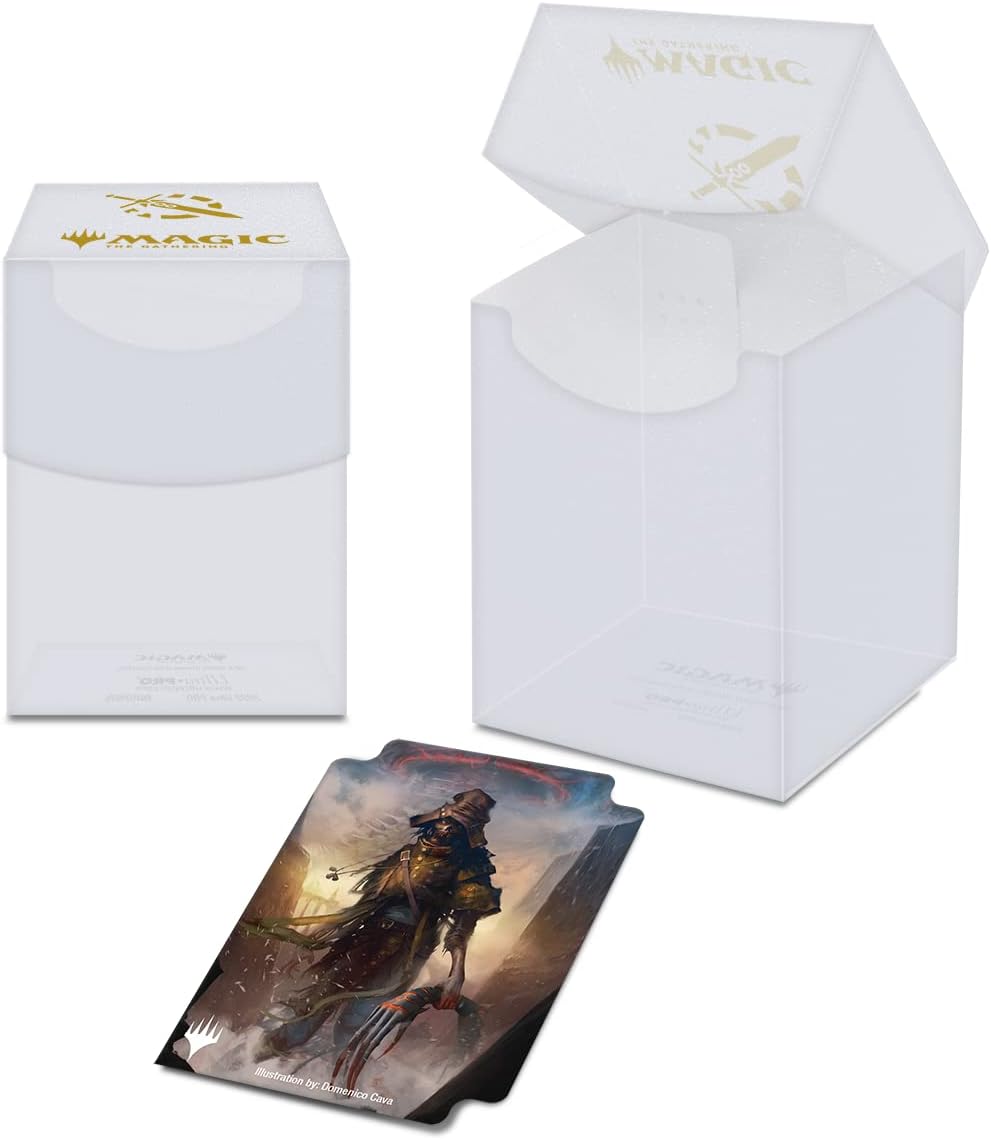 Ultra Pro - March of the Machine Token Divider W/Clear Deck box for MTG, Store & Protect Gaming Cards, Valuable Trading Cards, High Visibility Deck Box for Gaming