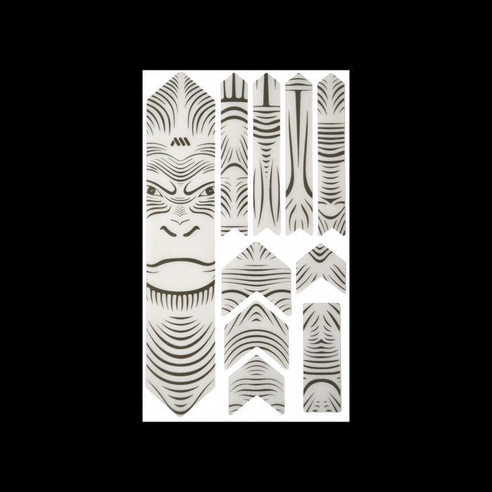 All Mountain Style AMS High Impact Frame Guard Extra Semi-transparent – Protects your bike from scratches and dings