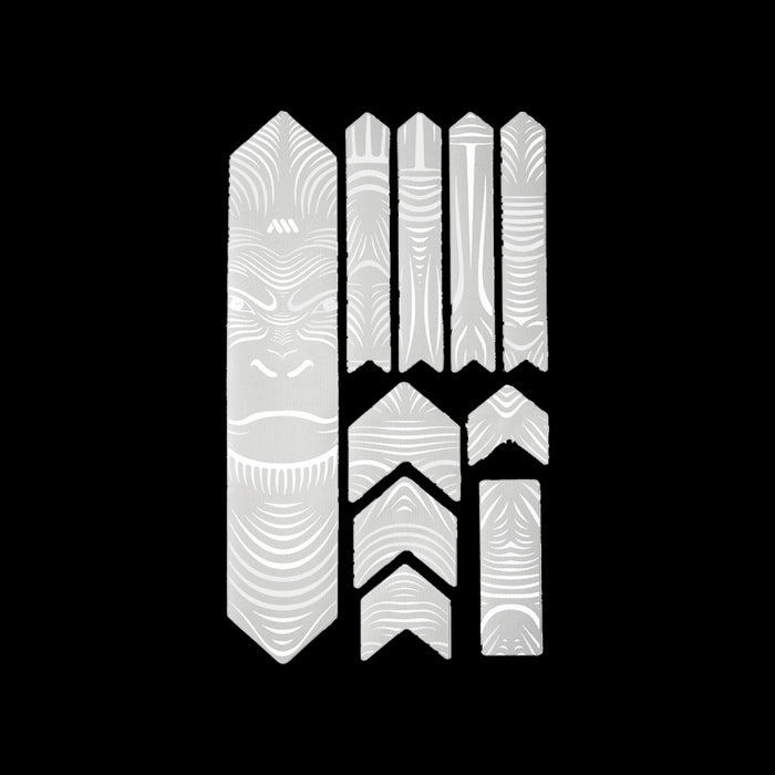 All Mountain Style AMS High Impact Frame Guard Extra Semi-transparent – Protects your bike from scratches and dings