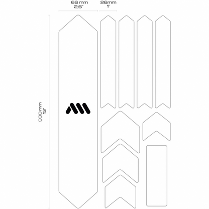 All Mountain Style Frame Guard Extra Wolf Grey