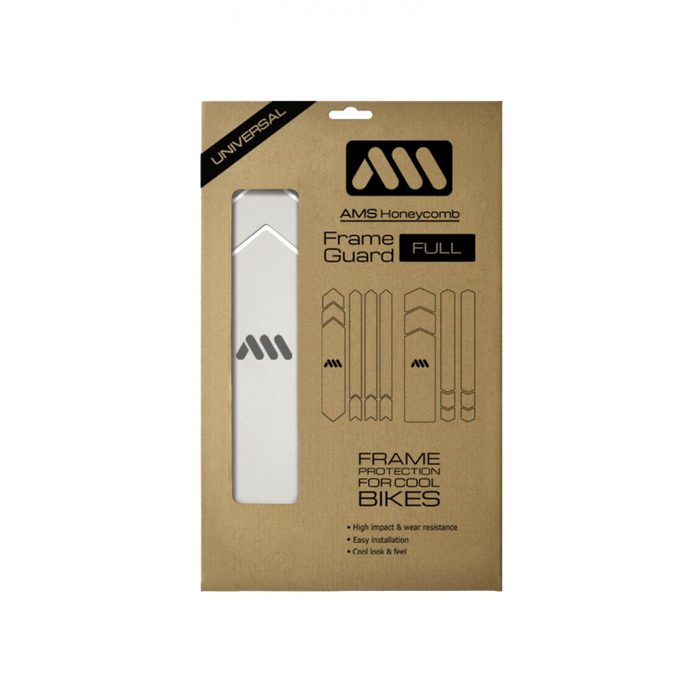 All Mountain Style AMS High Impact Frame Guard Full Semi-Transparent – Protects your bike from scratches and dings