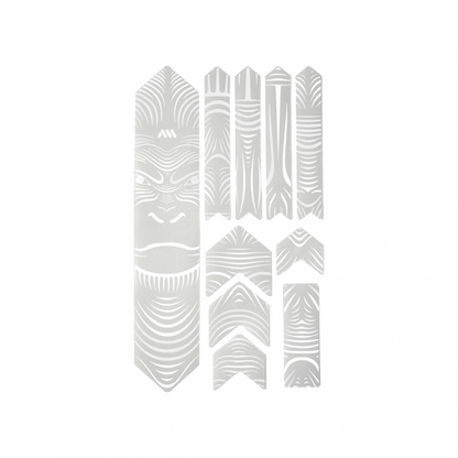 All Mountain Style AMS High Impact Frame Guard Extra Semi-transparent – Protects your bike from scratches and dings