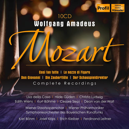 Wolfgang Amadeus Mozart: Cosi Fan Tutte/Le Nozze Di Figaro/...: 4 Opera, Complete Recordings