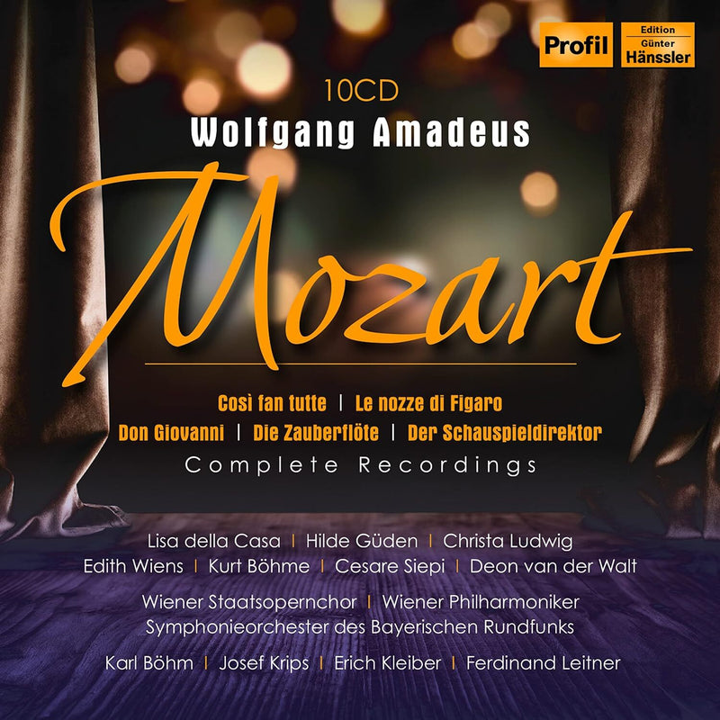Wolfgang Amadeus Mozart: Cosi Fan Tutte/Le Nozze Di Figaro/...: 4 Opera, Complete Recordings