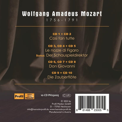 Wolfgang Amadeus Mozart: Cosi Fan Tutte/Le Nozze Di Figaro/...: 4 Opera, Complete Recordings