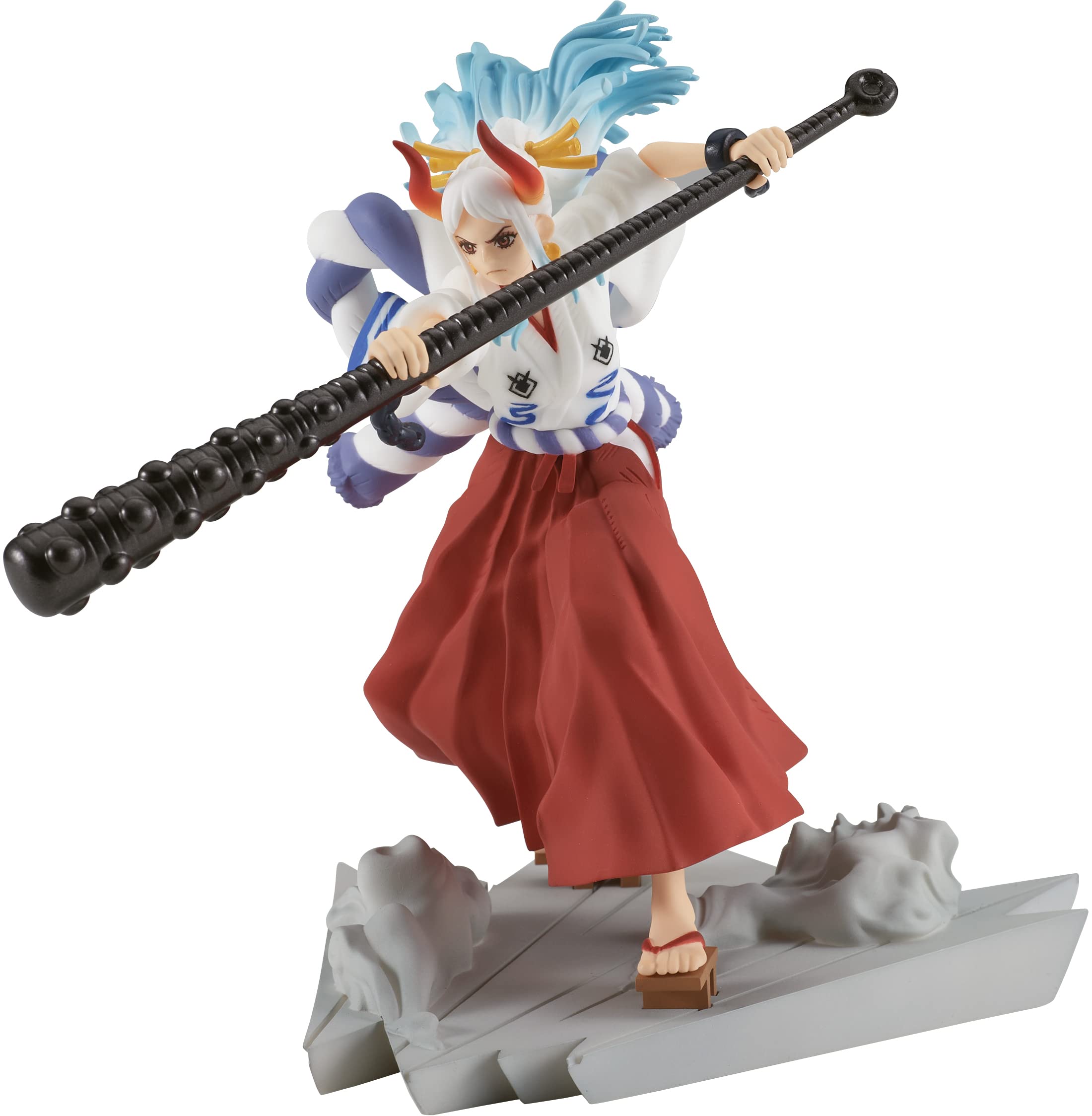 Banpresto Figure Statue One Piece Yamato Senkozekkei - Height 11cm - Multicolor