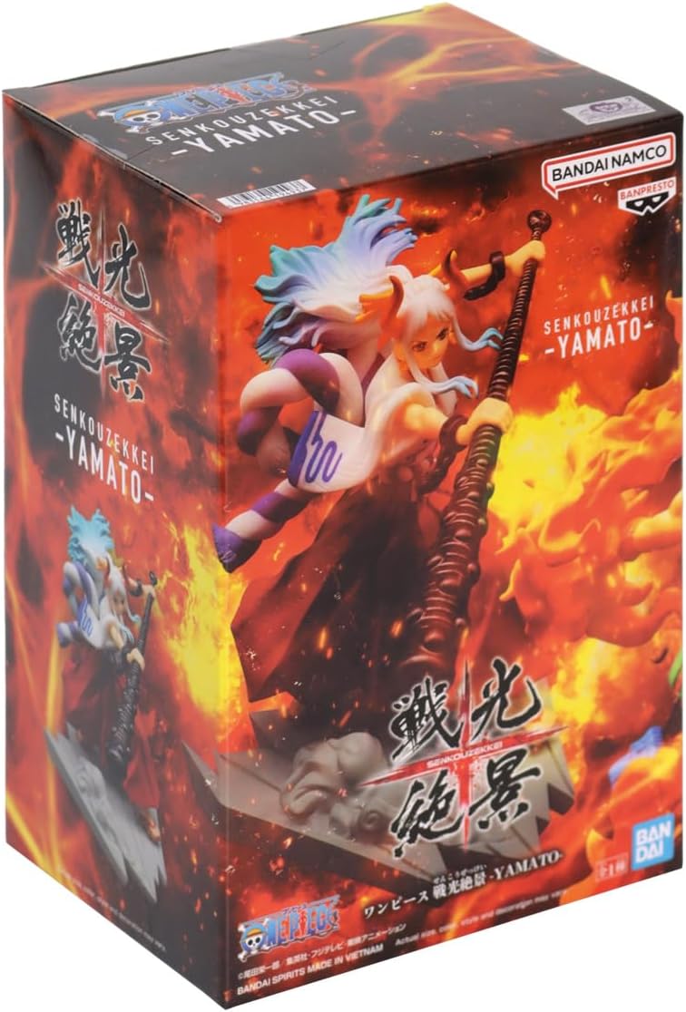Banpresto Figure Statue One Piece Yamato Senkozekkei - Height 11cm - Multicolor