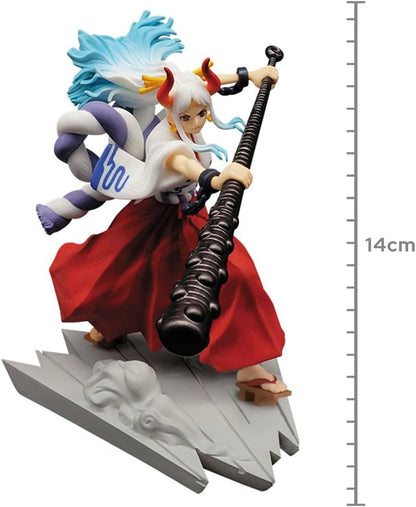 Banpresto Figure Statue One Piece Yamato Senkozekkei - Height 11cm - Multicolor
