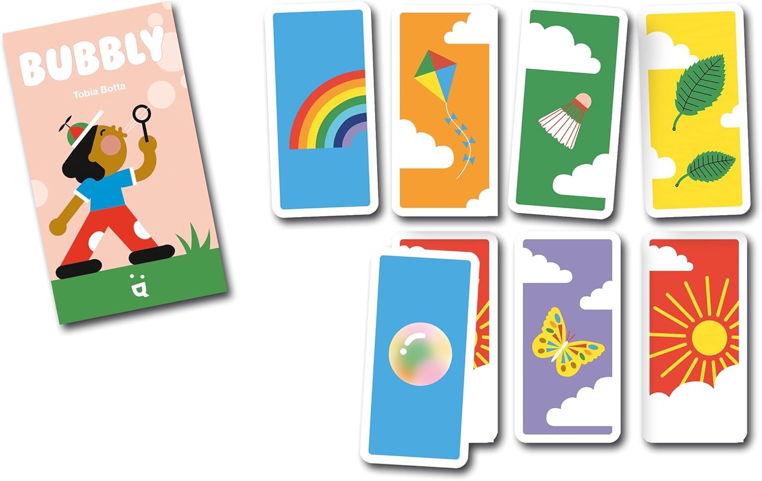 HUCH!- Bubble Juego de Cartas, Color Crema (Helvetiq 99234