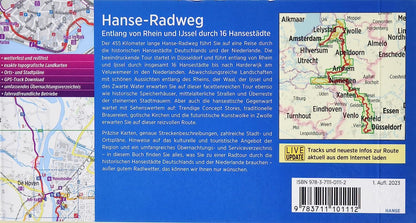 Hanse-Radweg: 1:75.000, 450 km, wetterfest/reißfest, GPS-Tracks Download, LiveUpdate (Bikeline Radtourenbücher