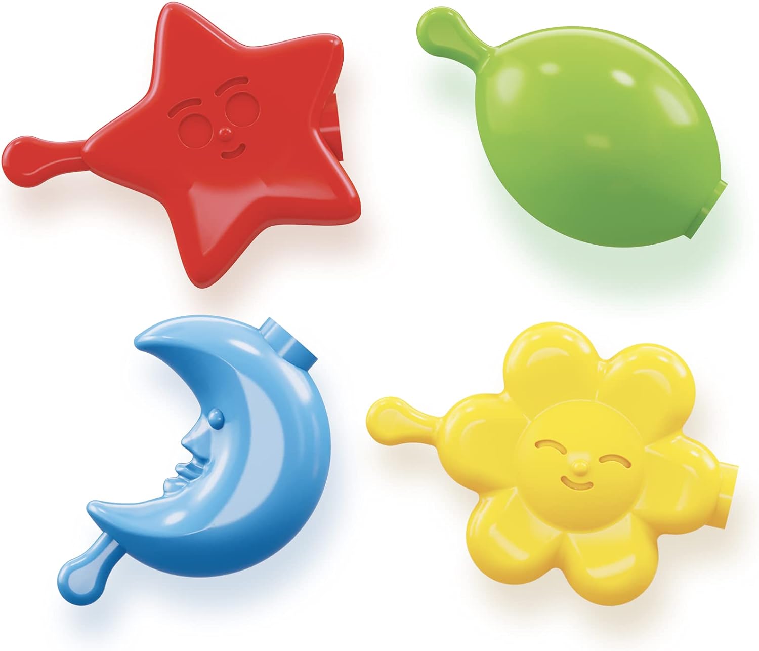 Quercetti- Flores Quercetti-4130 Star Links-Juego encajable, Multicolor (4130