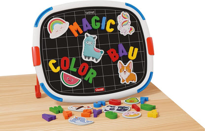 Quercetti 5321 Tablet Magnetic Basic Magnetic Letters