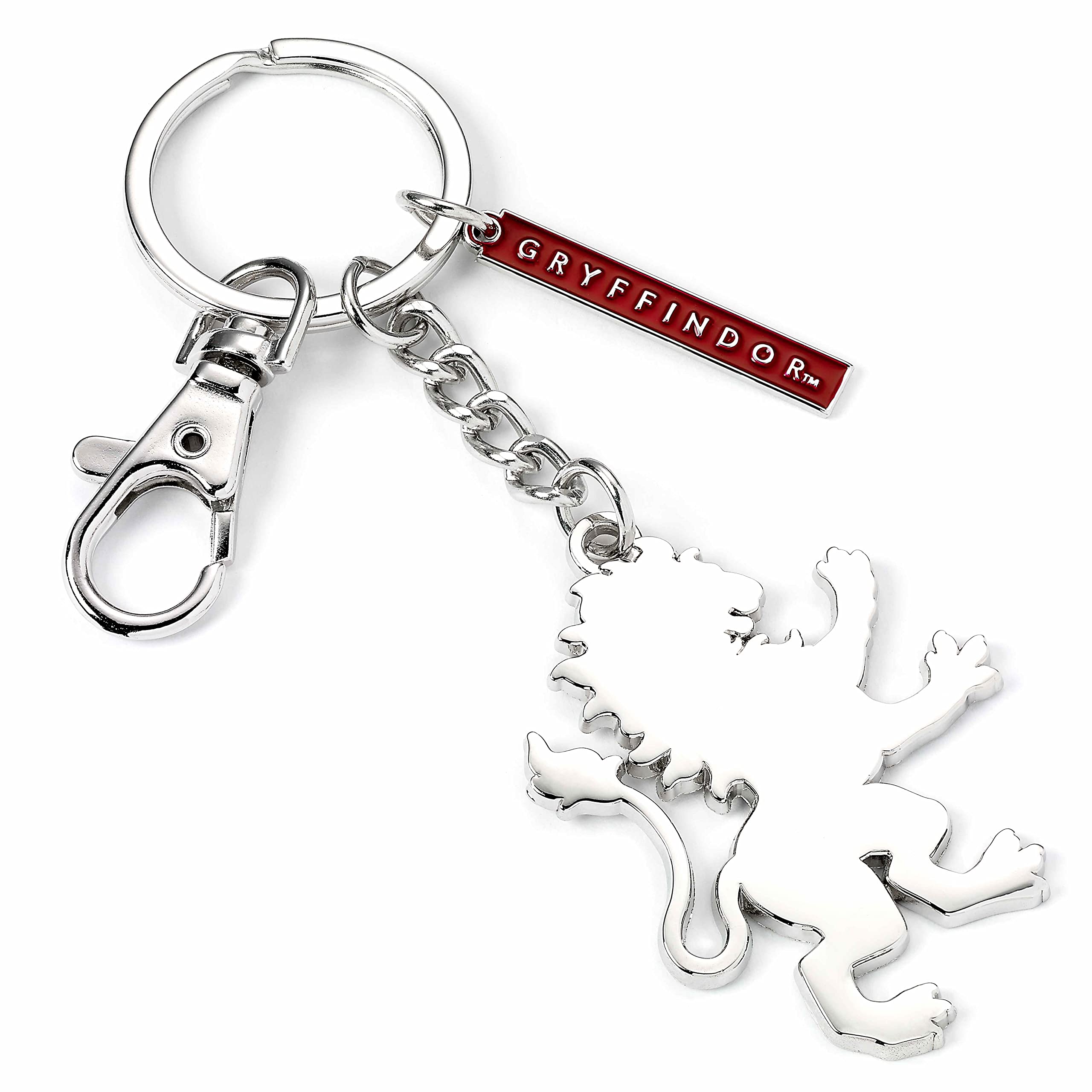Officiële Harry Potter Griffoendor Sleutelhanger, ZILVER, M