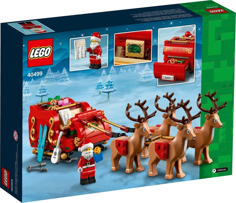 LEGO Schlitten des Weihnachtsmanns, BAU- und Spielset für Kinder mit Minifigur und Rentieren, Geschenk zu Weihnachten für Jungen und Mädchen, kleines Geschenk zu Weihnachten, Weihnachtsschmuck 40499