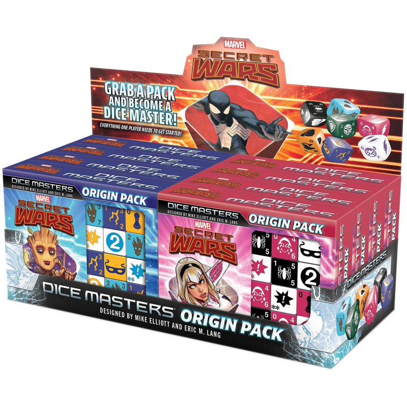 Marvel Dice Masters: Secret Wars Origin Packs Display