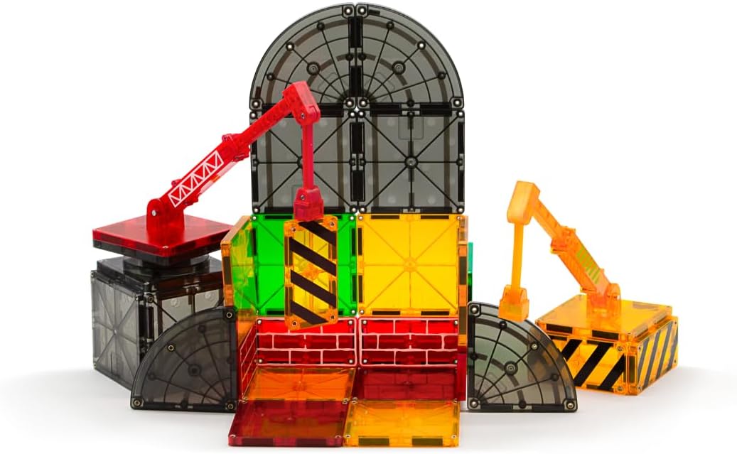Magna-Tiles Builder Set, The Original Magnetic Building Tiles for Creative Open-Ended Play, Educational Toys for Children Ages 3 Years + (32 Pieces