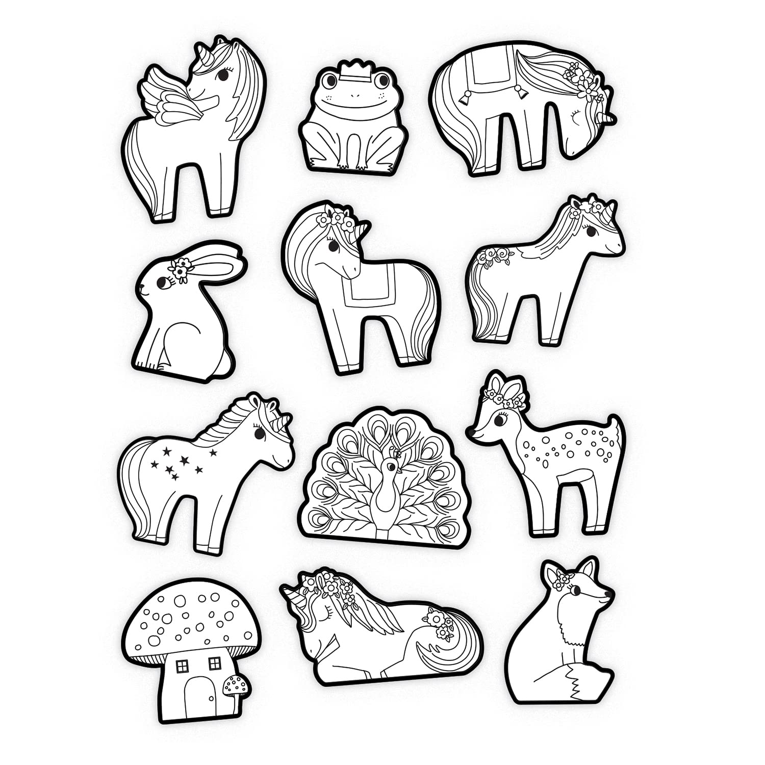 CROCODILE CREEK- Coloring Stickers/Unicorn Cuadernos y Libros para Colorear, Multicolor, único (3875453