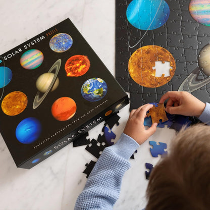 Crocodile Creek NASA Legpuzzel, 200 stukjes voor kinderen vanaf 6 jaar met fotografie uit NASA-archieven, 55,9 x 55,9 cm, zonnestelsel