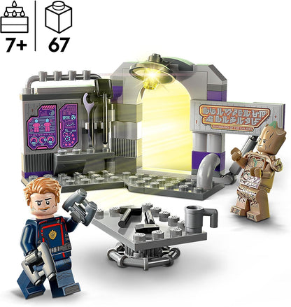 LEGO 76253 Marvel Guardians of the Galaxy Headquarters Volume 3 Set with Groot and Star-Lord Minifigures, Super Hero Building Toy for Kids, Girls and Boys 7 and up Single