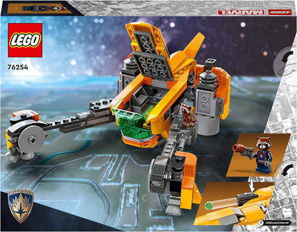 LEGO 76254 Marvel Baby Rocket's Ship Set, Guardians of the Galaxy Volume 3 Spaceship Building Toy & 76253 Marvel Guardians of the Galaxy Headquarters Volume 3 Set