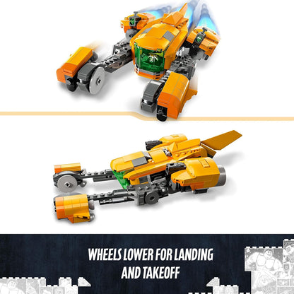 LEGO 76255 Marvel The New Guardians' Ship, Buildable Guardians of the Galaxy Volume 3 Spaceship Toy with Mantis & 76253 Marvel Guardians of the Galaxy Headquarters Volume 3 Set
