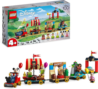 LEGO 43212 Disney: Disney Celebration Train Set with Moana, Woody & 10789 Marvel Spider-Man's Car and Doc Ock Set