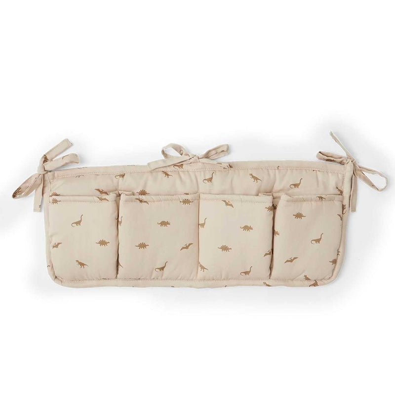 That`S Mine - Louis Bed Pocket - Dinosaur Oatmeal Print